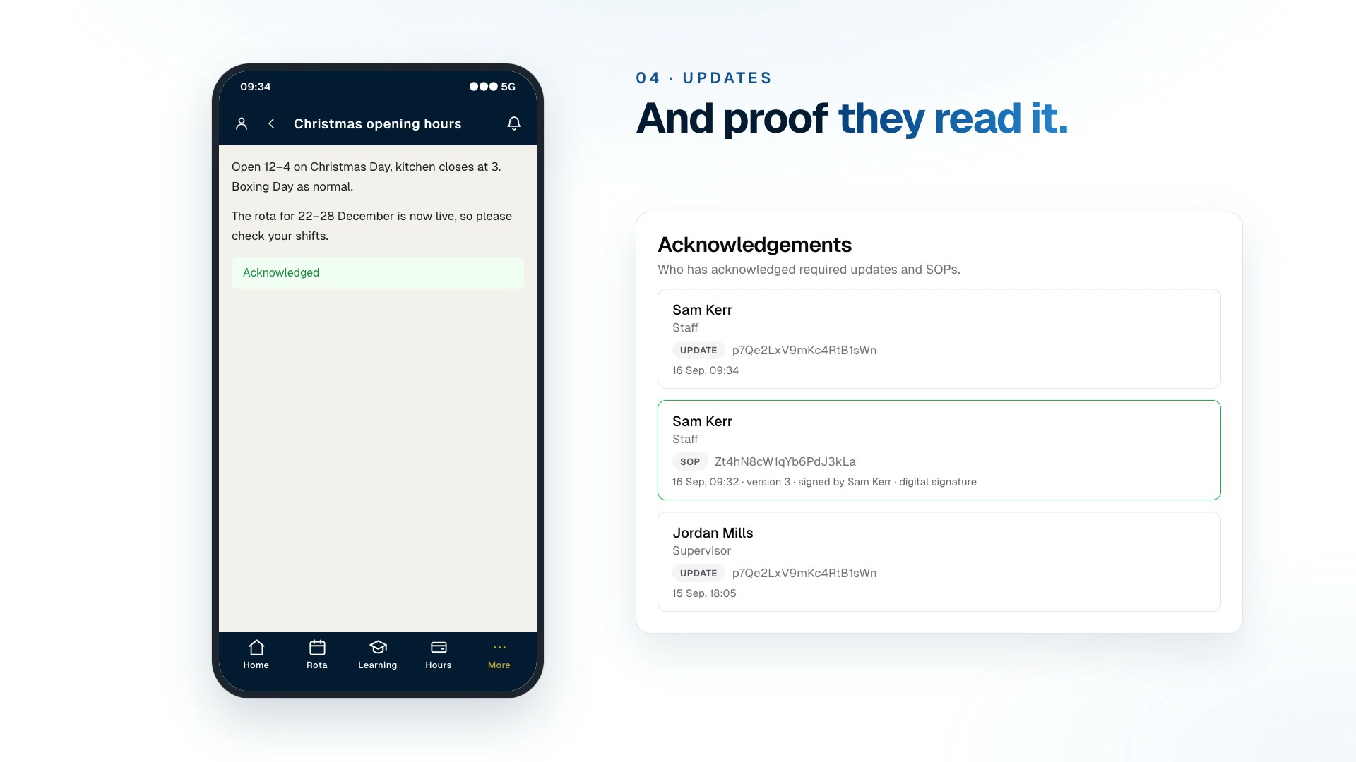 Onboarding & training in HouseDesk